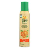 Citrus Magic Air Freshener - Odor Eliminating - Spray - Fresh Orange - 3.5 oz-100% Organic
