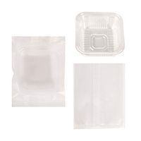 75G Moon Cake Plastic Bags Hot Seal Half Clear Cookie Candy Container 4*5.3 Inch 100 Sets