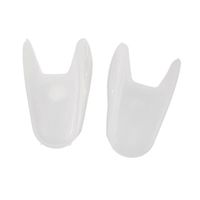 Toe Separators Orthotics Toe Spacers Correct Overlapping Stretchers Relief - White, L