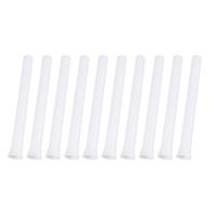 Healifty 10pcs Disposable Vaginal Applicator Injector Lubricant Injector Syringe Lube Tube Aid Tools for Women Female (White)