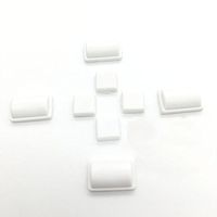 (White)8 In 1 Screw Rubber Feet Cover Set For WII Console