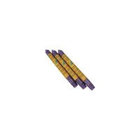 FindSomethingDifferent 3Pack Fragranced Violet Chakra 7 Wisdom Tapered Candles