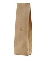 BAP 50 Pack 16 oz Kraft Side Gusseted Bag with Valve for Coffee