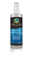 Athlete's Best Ultra Pure Magnesium Oil Spray with OptiMSM 8oz Bottle Genuine Zechstein Magnesium Highest Purity
