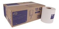Tork Advanced 121202 Soft Centerfeed Hand Towel, 2-Ply, 8.25" Width x 11.8" Length, White (Case of 6 Rolls, 610 per Roll, 3,660 Towels) for use with Tork 559020A or 559028A
