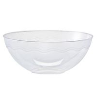 Party Dimensions Plastic Bowl, 60-Ounce, Clear