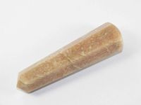 Fundamental Rockhound Products: Moonstone Massage Wand Natural Gemstone Crystal with Carrying Pouch