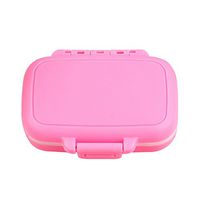 YOJINKE Pill Cases Small Portable for Pocket or Purse 3 Removable Compartments Travel Medication Carry Case Daily Vitamin Organizer Box