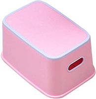 HIZLJJ Furniture Life Squatting Toilet Stool Ultra Portable & Eco Friendly Bathroom Stools Toilet Stool Footrest Children Wash Their Hands Foot Stool (Color : Pink)