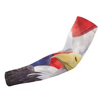 Sincerity First Eagle American Flag UV Protection Cooling Arm Sleeves for Sports Basketball Men Women