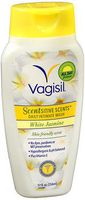 Vagisil Scentsitive Scents Daily Intimate Wash White Jasmine - 12 oz, Pack of 4