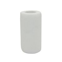 4 inch x 12 Pack Vet Wrap Adhesive Bandages - 5 Yards Self Adherent Cohesive Wrap Bandages Self Adhesive Non Woven Bandage Sports Medical Wrap Athletic Wrap for Ankle, Wrist, Sprains White