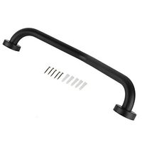 TOPINCN Bathroom Handrail Stainless Steel Bathroom Tub Toilet Handrail Grab Bar Shower Safety Handle Fit for Elderly Handicapped Pregant Women 16.9x9.8x3.9inch