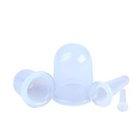 ULTNICE 4pcs Silicone Cupping Cups Therapy Body Massage Pain Relief Body Facial Therapy