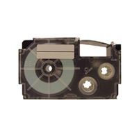 Casio XR-18WE2S Tape Cassettes For Kl Label Makers, 18mm X 26ft, Black On White, 2/pack
