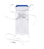 Cardinal Health 11400-300 General Use Reusable Ice Bags, Tie Attachment 6.5 x 14 in, Large, 2 Packs of 25