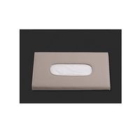 mioilili Hanging PU Leather Sunroof Visor Hanging Type Rectangle Facial Tissue Dispenser Box Cover Holder For Car Decorative Napkin Holder Rectangle Napkin Organizer (White)