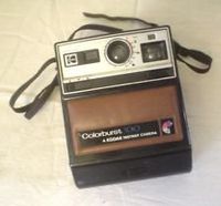 Vintage Colorburst 100 a Kodak Instant Camera w/ Strap No Film