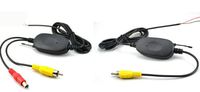 DC 12V 2.4G Wireless AV Transmitter Receiver Cable For Car Rearview Backup Camera Monitor