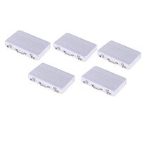5pcs Mini Metal Tool Box Case Toy for 1/12 Scale Miniature Dollhouse Scenes