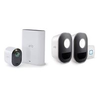 Arlo Ultra - 4K UHD Wire-Free Security 1 Camera System | Indoor/Outdoor Security Cameras with Color Night Vision, 180° View, 2-Way Audio, Spotlight, Siren | Works with Alexa | w/ Arlo Lights