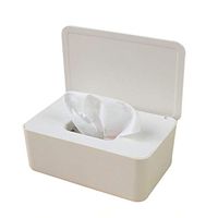AWSL Tissue Storage Box Case Wet Wipes Dispenser Holder with Lid for Home Office