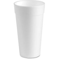 Styrofoam Cups, 24 oz, 300 CT, White, Sold as 1 Carton