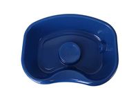 ZQXFP LYX@ Flat-Bed washbasin, Shampoo, Nursing Bed, Home, Child, Pregnant Woman, Old Man, Shampoo Artifact, Plastic Shampoo, Light Purple, Shampoo + 2 Shampoo Brushes (Color : Dark Blue)