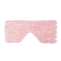 Natural Jade Eye Mask Cooling Jade Sleep Eye Mask 100% All Natural｜Soothe Eye Fatigue ideayard(Rose Quartz)