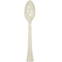 Lillian Tablesettings 48 Count Premium Plastic Teaspoon, Sahara