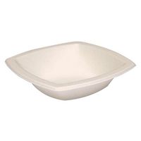 Solo Bare Square Bowl Ivory, 12 oz. | 1000/Case