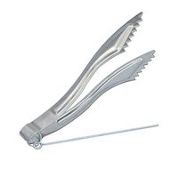 Hookah Tongs Set Hookah Accessories Thick Metal Narguile Shisha Coals Tongs with Poker Long Sturdy Heavy Duty Hookah Charcoal Clips, 6.3" Long (Silvery)