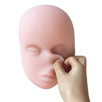 LXX Head Injection Model - Manikin Teaching Model Silicone Head Facial Mannequin Training Pad - for Nurse, Medical Students Teaching Supplies