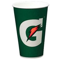 Gatorade Paper Cups, 12 oz, Pack of 2,500