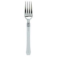 Amscan 436900.18 Premium Forks, One Size, Silver