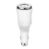 JINGYOYDSF Car Aroma Diffuser Car Mat Diffuser With Dual Power USB Car Charger 5-Color Selection white