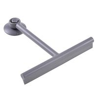 Window Squeegees Window Wiper Shower Squeegees for Bathroom Mirror, Window, Glass Cleaning, with Suction Cup Hook,Gray