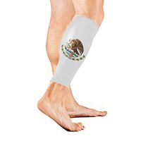 Anyangquji Mexico Flag Sports Calf Compression Sleeve Strong Calf Support for Runners(1 Pair)