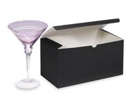 BLACK GLOSS Gift Boxes 9x4.5x4.5"100% Recycled Gloss Tint - 1 Pc Box (1 unit, 100 pack per unit.)