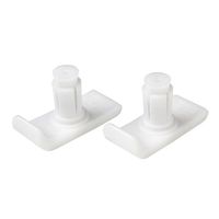 Penco Medical Universal Walker Glides - White 1 Pair