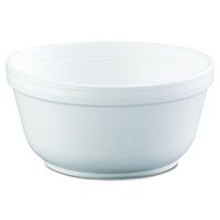 Dart 12B32 4.6" Top And 2.9" Bottom Diameter, 2.2" Height 12 oz White Insulated Foam Bowl
