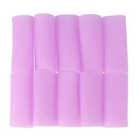 Artibetter 10pcs Gel Finger Cover Silicone Finger Cots Finger Protector for Blisters Corns