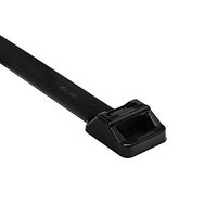 Hellermann Tyton 111-01126 Heavy Duty Cable Tie, 40.6" Long, 250 lb Tensile Strength, PA66HIRHSUV, Black (Pack of 25)