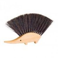 Nessentials Hedgehog Table Brush, Natural Horsehair Bristles, 4-1/2 by 5-1/2 Inches, Germany