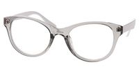 SOOLALA Lovely Hit Color Oversized Clear Lens Eye Glasses Frame Wide Reading Glasses, WhiteArm, 2.5D
