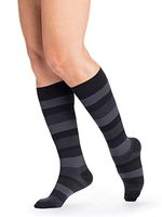 SIGVARIS Women’s Style Microfiber Patterns 830 Closed Toe Calf-High Socks 20-30mmHg