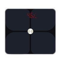 NILINLEI Bathroom Body Fat Scales, Composition Analyzer Monitor, with Larger Led Display and Tempered Glass Surface, High Precision Measuring, Instant Weight Reading