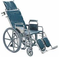Tuffy Reclining Wheelchair 16"W x 18"D with Elevating Legrests - Model 552716