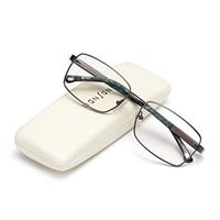 LianSan Acetate/Metal Frame Super Clear HD Lens Soft Readers with Spring Hinge Reading Glasses for Men and Women Silver 3.50