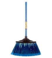 Broom Lg Sweeper with Wood Handle 4 Assorted, Case of 12